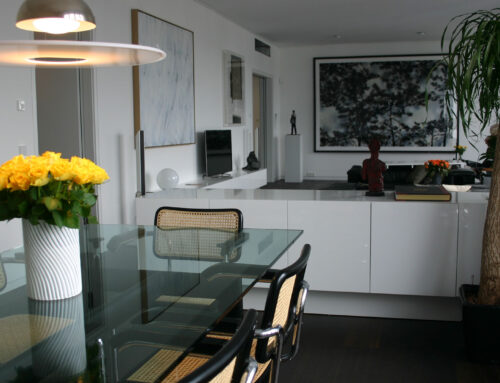 Wohnzimmer und Esszimmer